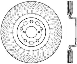 StopTech 11-14 Lexus GS300/350/400/430 (Will Not Fit F Sport) Slotted Sport Front Right Brake Rotor - Corvette Realm