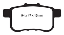 Load image into Gallery viewer, EBC 09-14 Acura TSX 2.4 Redstuff Rear Brake Pads - Corvette Realm