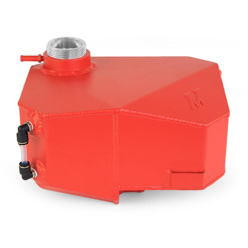 Mishimoto 2013+ Ford Focus ST/2016+ Focus RS Aluminum Expansion Tank - Wrinkle Red - Corvette Realm