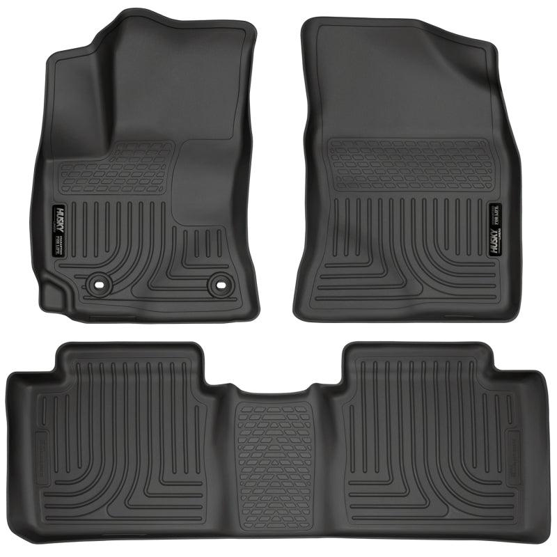 Husky Liners 15 Toyota Corolla Weatherbeater Black Front & 2nd Seat Floor Liners - Corvette Realm