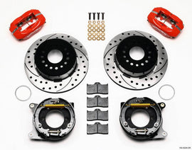 Wilwood Forged Dynalite P/S P-B Kit Drilled-Red 2005-2014 Mustang - Corvette Realm