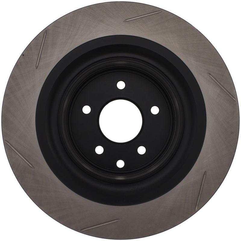 StopTech Power Slot Nissan 370z / Infiniti G37 SportStop Slotted Rear Left Rotor - Corvette Realm