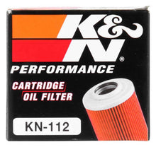 Load image into Gallery viewer, K&amp;N Honda/Kawasaki/Polaris/Suzuki 1.969in OD x .469in ID x 1.438in H Oil Filter