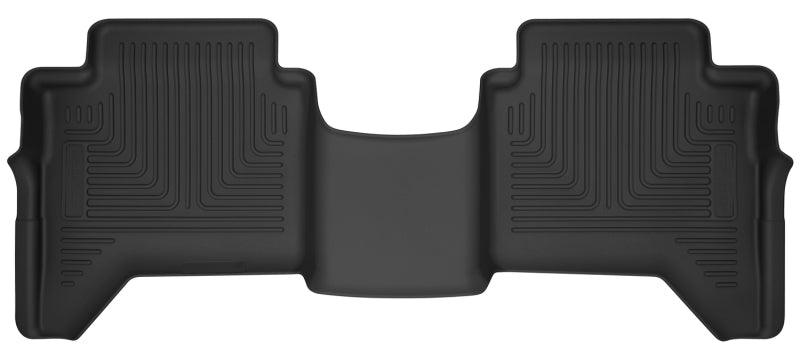 Husky Liners 2019 Ford Ranger SuperCrew Cab X-Act Contour Black Floor Liners (2nd Row) - Corvette Realm