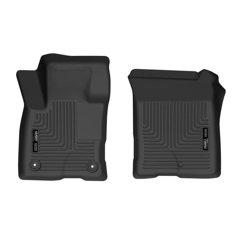 Husky Liners 21-22 Ford Bronco Sport X-act Contour Front & 2nd Seat Floor Liners (Black) - Corvette Realm