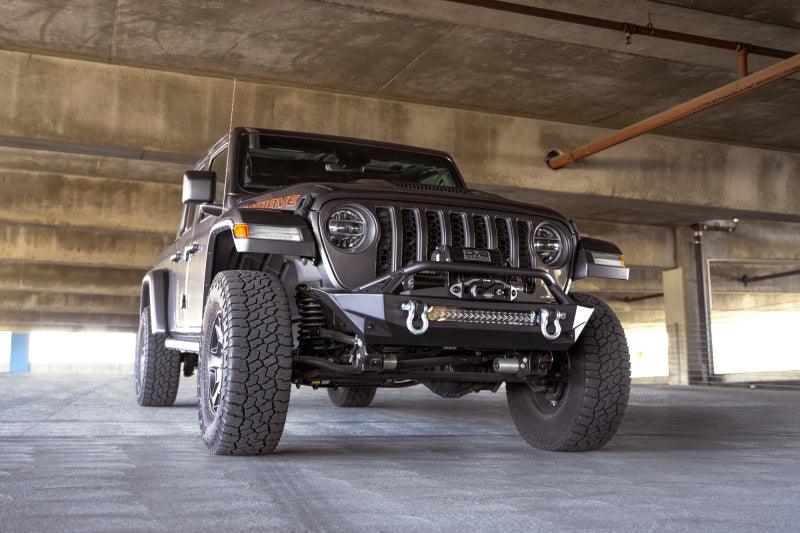 DV8 Offroad 07-23 Jeep Wrangler JK/JL & Gladiator JT FS-1 Series Stubby Front Bumper - Corvette Realm