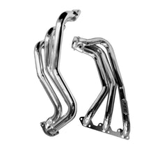 Load image into Gallery viewer, BBK 07-11 Jeep 3.8 V6 Long Tube Exhaust Headers And Y Pipe And Converters - 1-5/8 Silver Ceramic - Corvette Realm