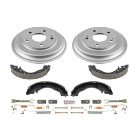Power Stop 06-11 Honda Civic Coupe Rear Autospecialty Drum Kit - Corvette Realm