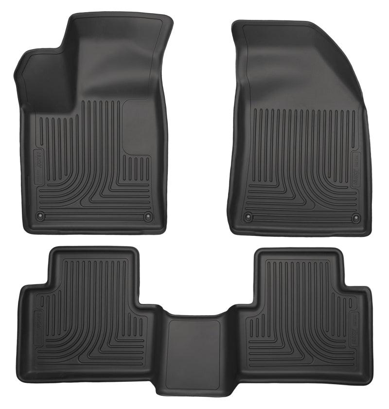 Husky Liners 15 Chrysler 200 Weatherbeater Black Front and Second Seat Floor Liners - Corvette Realm