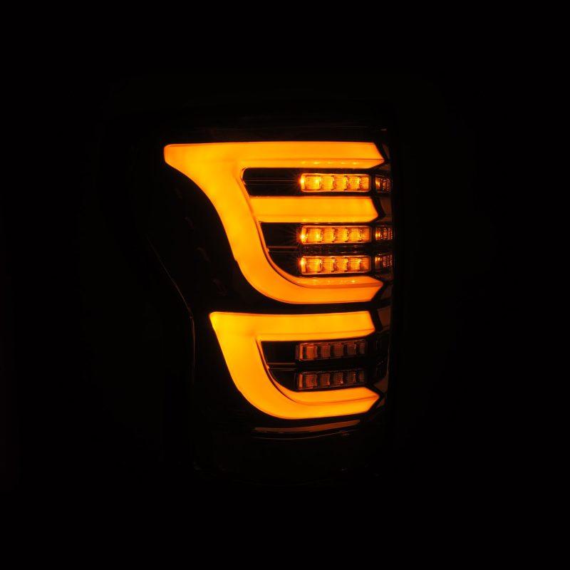 AlphaRex 07-13 Toyota Tundra LUXX-Series LED Tail Lights Alpha-Black - Corvette Realm