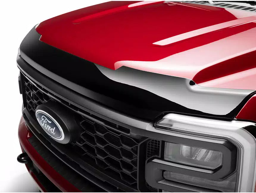 AVS 23-24 Ford F-250 (Ex. Tremor) Aeroskin Low Profile Hood Shield - Smoke