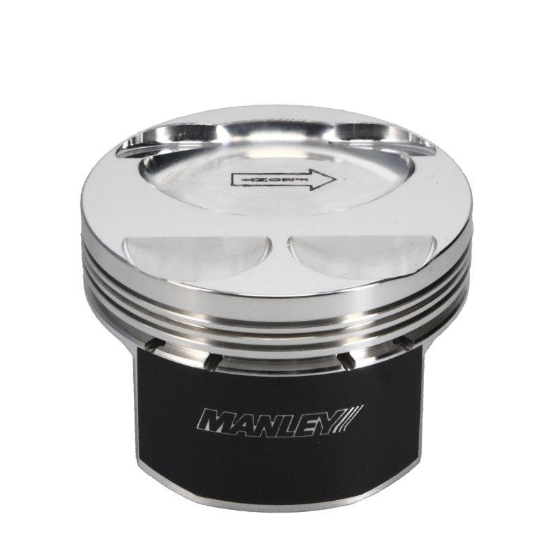 Manley Mazda 94mm 88mm +5mm Bore 9.5 CR Dish Type Platinum Series Pistons w/Rings - Corvette Realm