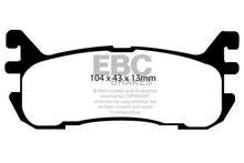 Load image into Gallery viewer, EBC 97-02 Ford Escort 2.0 Greenstuff Rear Brake Pads - Corvette Realm