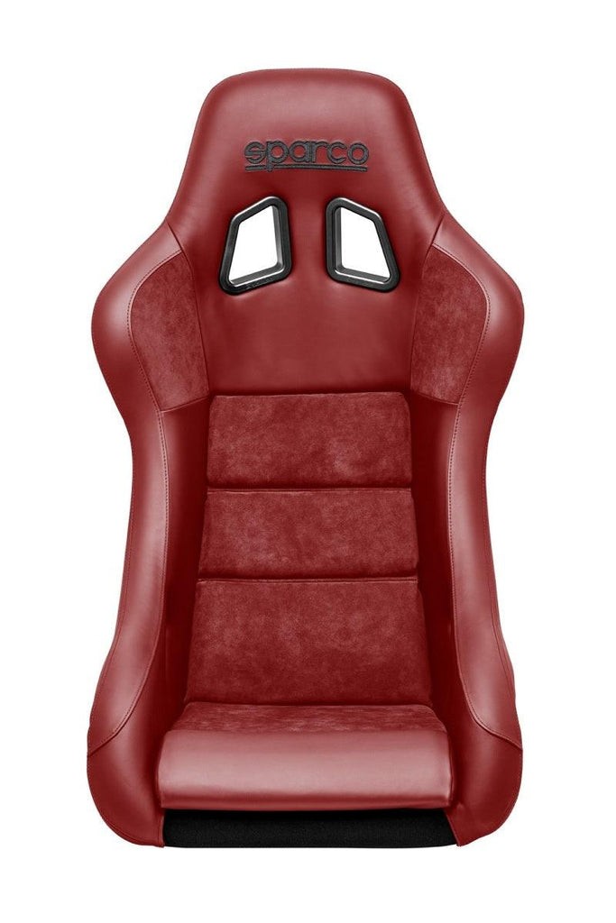 Sparco Seat QRT Performance Leather/Alcantara Red (Must Use Side Mount 600QRT) - Corvette Realm