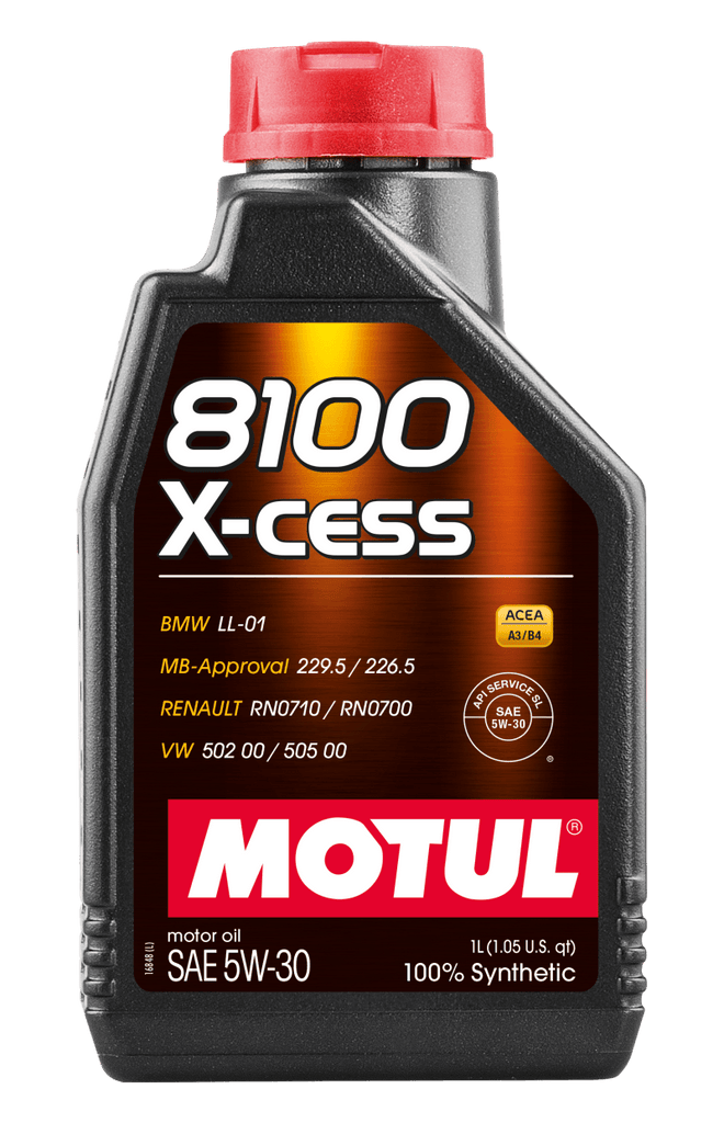 Motul Synthetic Engine Oil 8100 5W30 X-CESS 1L - Corvette Realm