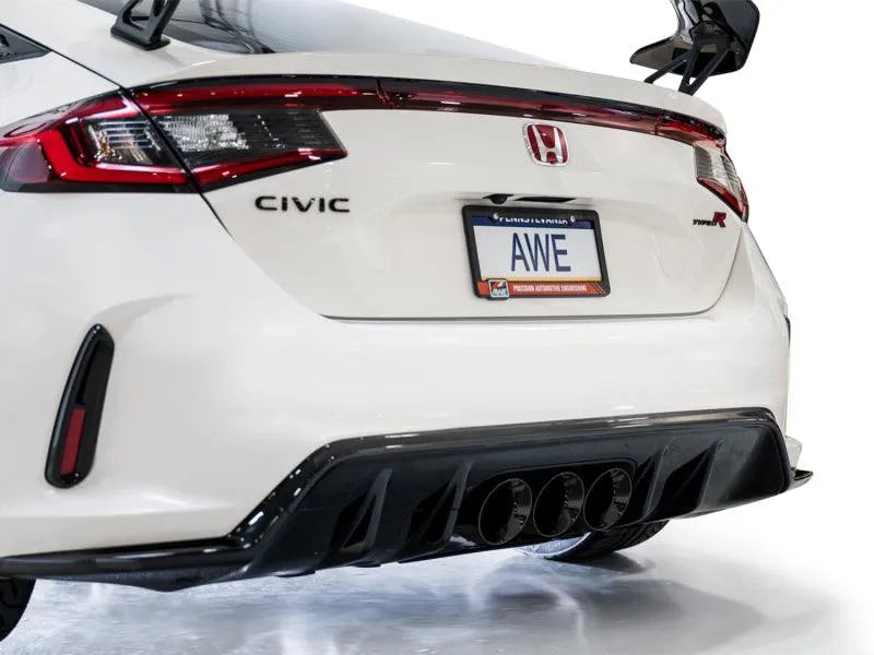 AWE Tuning 2023 Honda Civic Type R FL5 Touring Edition Exhaust w/ Triple Diamond Black Tips - Corvette Realm