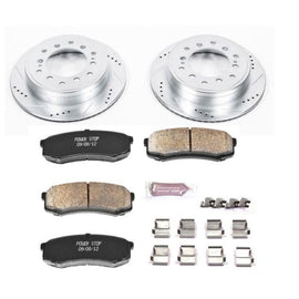 Power Stop 10-19 Lexus GX460 Rear Z23 Evolution Sport Brake Kit - Corvette Realm
