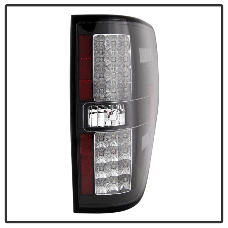 Spyder Ford F150 09-14 LED Tail Lights Black ALT-YD-FF15009-LED-BK - Corvette Realm