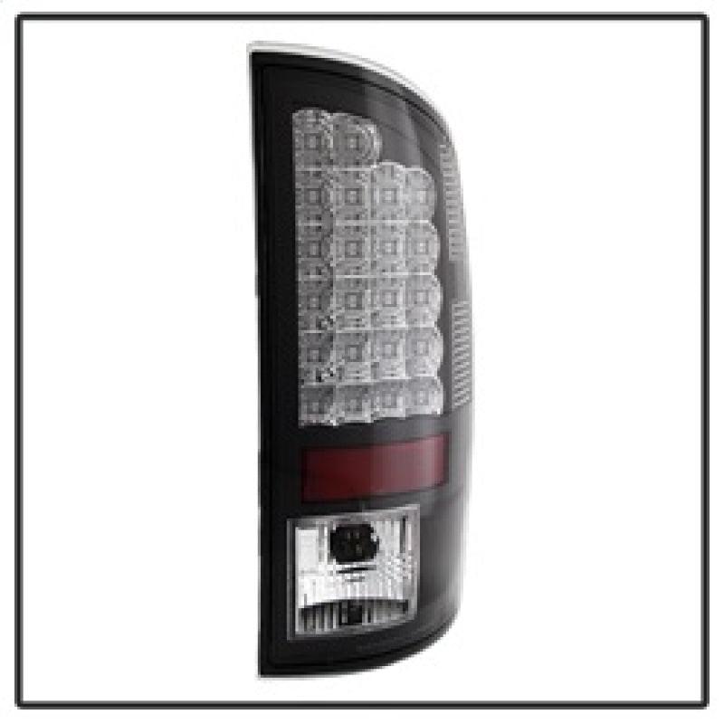 Spyder Dodge Ram 07-08 1500/Ram 07-09 2500/3500 LED Tail Lights Black ALT-YD-DRAM06-LED-BK - Corvette Realm