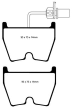 Load image into Gallery viewer, EBC 06-09 Audi RS4 4.2 (Cast Iron Rotors) Yellowstuff Front Brake Pads - Corvette Realm
