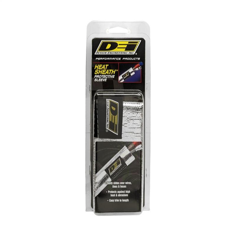 DEI Heat Sheath 1-1/4in I.D. x 3ft - Aluminized Sleeving - Sewn Edge - Corvette Realm