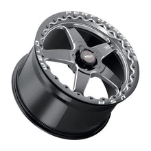 Load image into Gallery viewer, Weld S904 17x10 Ventura Beadlock 5x115 ET00 BS5.50 Gloss BLK MIL DIA 78.1 - Corvette Realm
