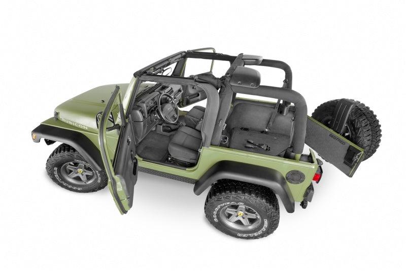 BedRug 97-06 Jeep TJ Front 3pc BedTred Floor Kit w/Center Console - Incl Heat Shields - Corvette Realm