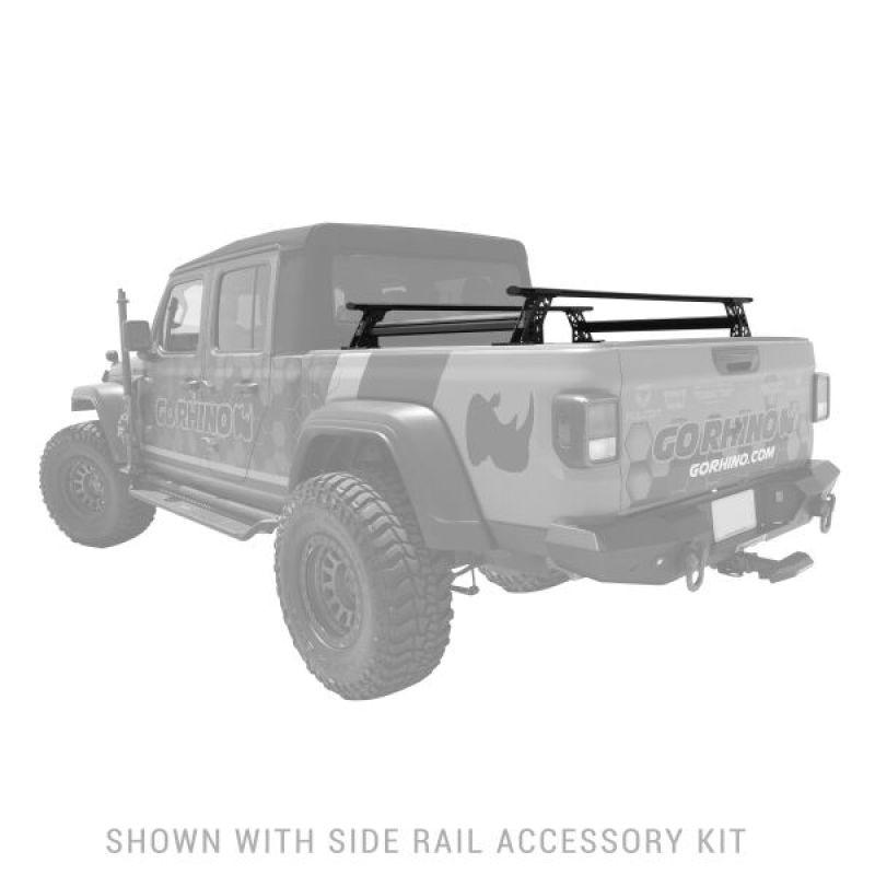 Go Rhino 20-22 Jeep Gladiator JT/16-22 Toy. Tacoma/05-21 Nssn Frontier XRS Cross Bars Kit - Tex. Blk - Corvette Realm