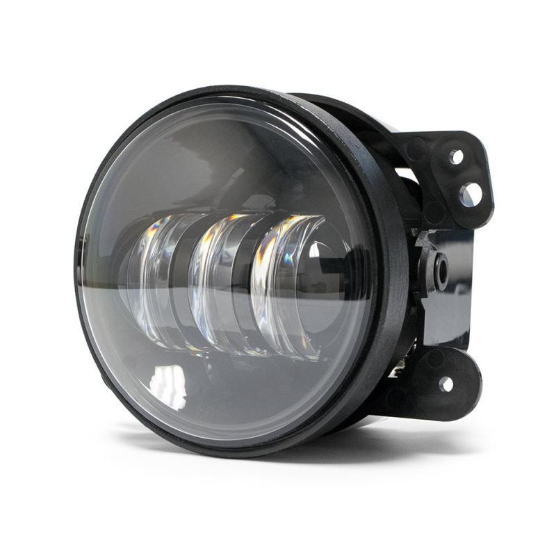 DV8 Offroad 07-18 Jeep Wrangler JK 4in 30W LED Replacement Fog Lights - Corvette Realm
