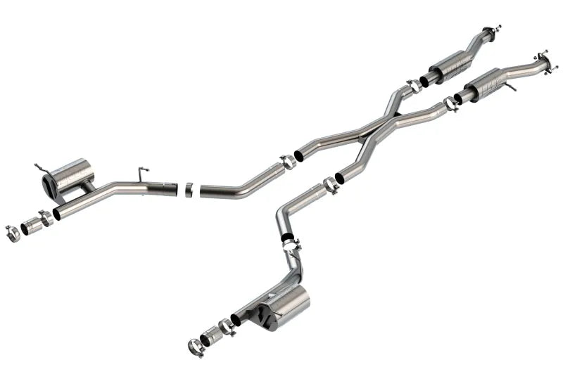 Borla 21-25 Dodge Durango SRT Hellcat 6.2L V8 AWD ATAK Cat-Back Exhaust System - Factory Tips