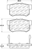 StopTech Street Select Brake Pads - Front/Rear