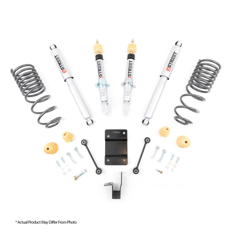Belltech 2015 GM Colorado/Canyon Ext Cab Short Bed Lowering Kit w/ND II Shocks - 0-3in F/4in R Drop - Corvette Realm