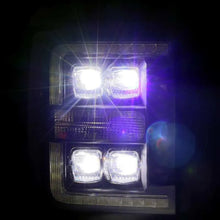 Load image into Gallery viewer, AlphaRex 11-16 Ford F-350 SD NOVA LED Proj Headlights Plank Style Chrm w/Activ Light/Seq Signal - Corvette Realm