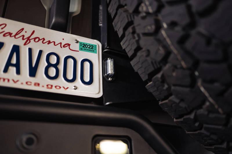 DV8 Offroad 21-23 Ford Bronco Rear License Plate Relocation Bracket - Corvette Realm