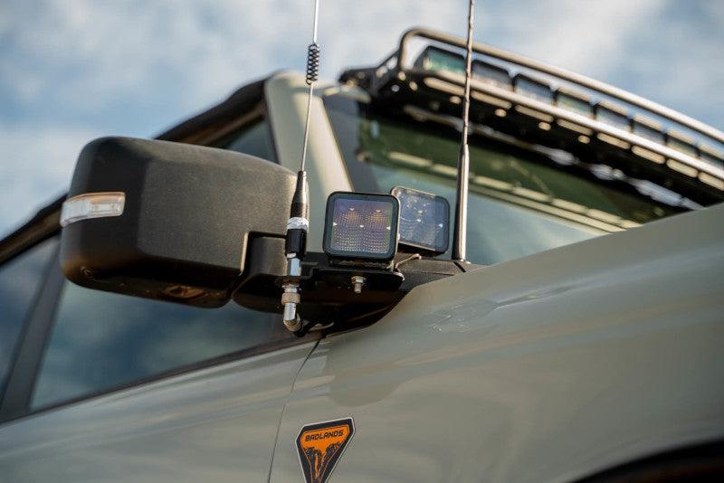 DV8 Offroad 2021 Ford Bronco A Pillar Dual Light Pod Drop Mounts - Corvette Realm