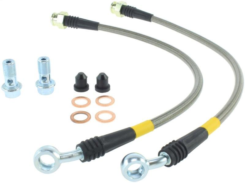 StopTech 2012 Jeep Grand Cherokee (Does Not Fit SRT Models) SS Rear Brake Lines - Corvette Realm