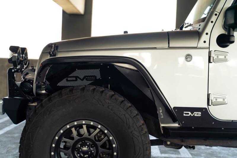 DV8 Offroad 07-18 Jeep Wrangler JK Slim Fender Flares - Corvette Realm