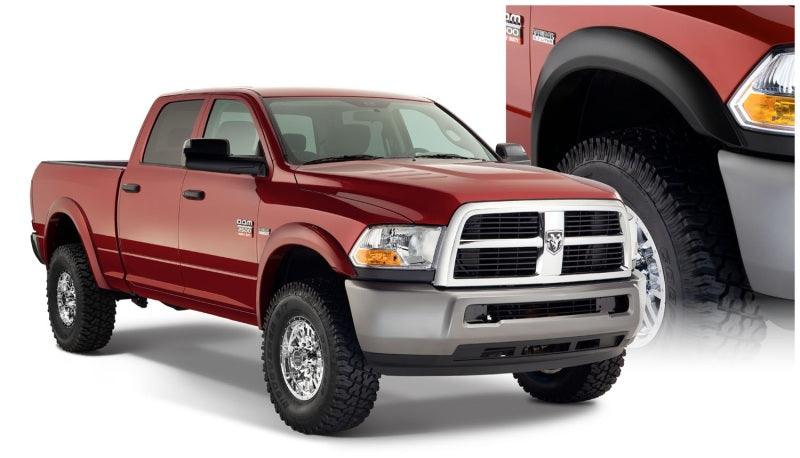 Bushwacker 10-18 Dodge Ram 2500 Fleetside Extend-A-Fender Style Flares 4pc 76.3/98.3in Bed - Black - Corvette Realm