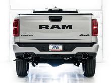 Load image into Gallery viewer, AWE 25+ RAM 1500 3.0TT 0FG Catback Touring Exhaust - Chrome Silver Tips