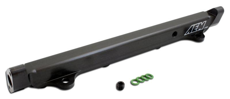 AEM 03-06 Evo 8 & 9 Black Fuel Rail - Corvette Realm