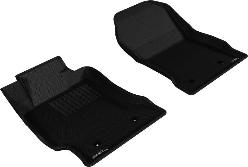 3D MAXpider 2013-2019 Toyota/Subaru/Scion FR-S Kagu 1st Row Floormat - Black - Corvette Realm