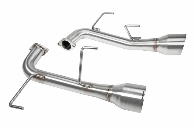 Perrin 22-23 Subaru WRX Dual Single Tip 304SS Axle Back Exhaust - Corvette Realm