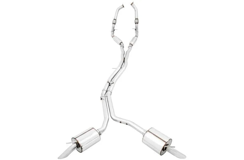 AWE Tuning Audi B9 SQ5 Resonated Touring Edition Cat-Back Exhaust - No Tips (Turn Downs) - Corvette Realm