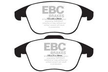 Load image into Gallery viewer, EBC 15 and up Audi Q3 2.0 Turbo Yellowstuff Front Brake Pads - Corvette Realm
