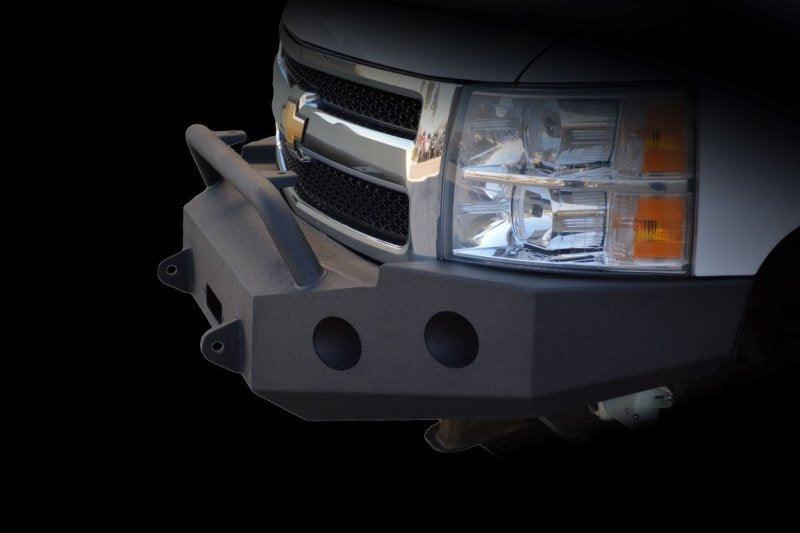 DV8 Offroad 07-13 Chevrolet Silverado 1500 Front Bumper - Black Powdercoat - Corvette Realm