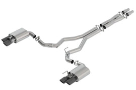 Borla 18-23 Ford Mustang GT 5.0L AT/MT 3in ATAK Catback Exhaust Black Chrome Tips w/ Valves