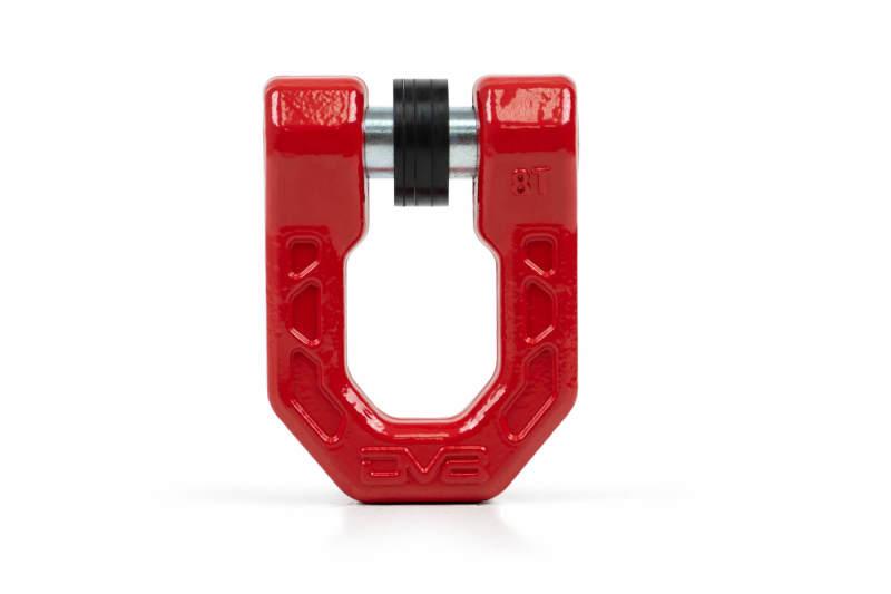 DV8 Offroad Elite Series D-Ring Shackles - Pair (Red) - Corvette Realm