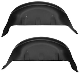 Husky Liners 2017 Ford F-250 Super Duty / 2017 Ford F-350 Super Duty Black Rear Wheel Well Guards - Corvette Realm