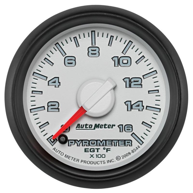 Autometer Factory Match 52.4mm Full Sweep Electronic 0-1600 Deg F EGT/Pyrometer Gauge - Corvette Realm