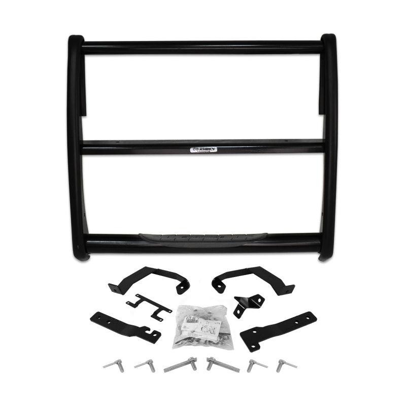 Go Rhino 09-19 Dodge Ram 1500 3000 Series StepGuard - Black (Center Grille Guard Only) - Corvette Realm